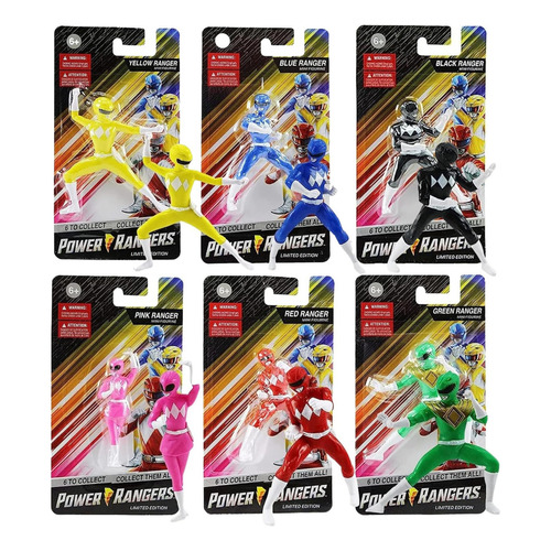 Power Rangers Figuras Coleccionables De 2.75 7 Cm Edición