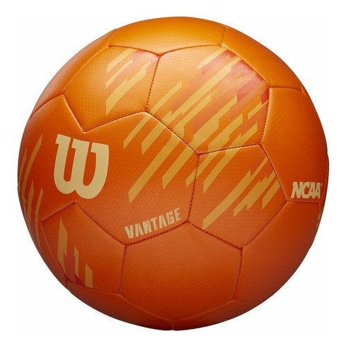 Balón Wilson Vantage Calidad Premium Fútbol Número 5 Soccer Color Naranja
