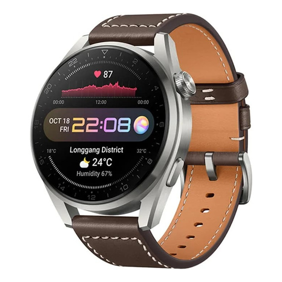 Correa Cuero Compatible Huawei Gt2 Samsung Amazfit 22mm