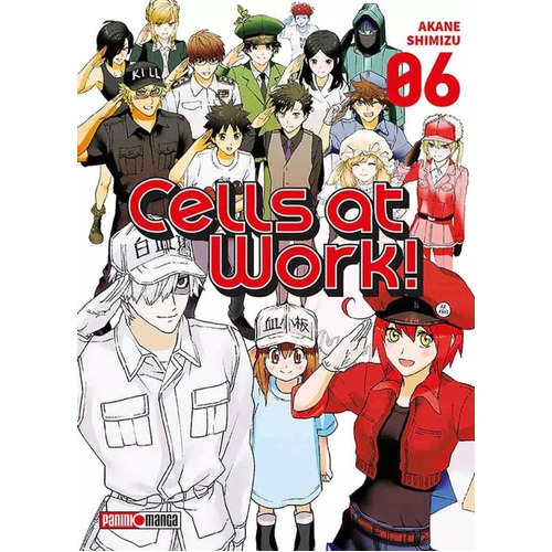 Cells At Work: Cells At Work, De Akane Shimizu. Serie Cells At Work, Vol. 6. Editorial Panini, Tapa Blanda, Edición 1 En Español, 2023