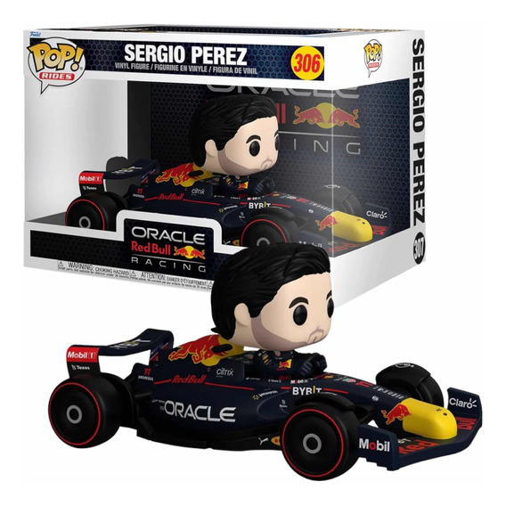 Funko Pop Sergio Perez #306 Checo F1 Rides Red Bull Racing