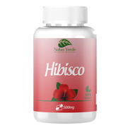 Hibisco 100 Cápsulas 500mg - Diurético Emagrecedor