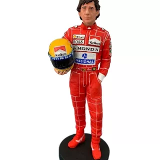 Ayrton Senna- Figura Completa - 35cm - Impresión 3d