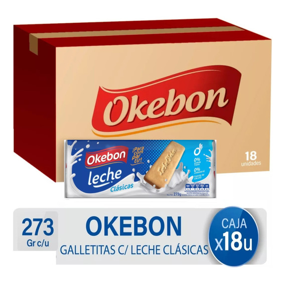 Galletitas Okebon Clasicas Por  Caja - Mercado De Galletitas