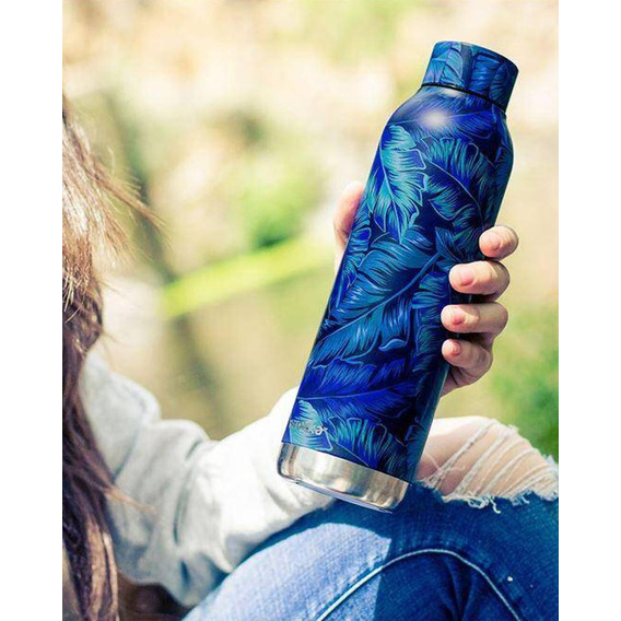 Botella Térmica Quokka Solid 630ml Color Deep Jungle