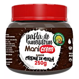 Pasta De Amendoim Manicrem Creme De Avelã  - Pote 250g