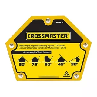 Escuadra Magnética Multiangulo 34kg Crossmaster ¡novedad!