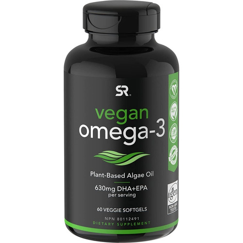 Vegan Omega 630mg X60 Capsulas - Sports Research 