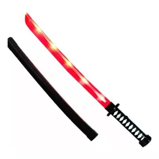 Katana +luz Y Sonido Ninja Espada Samurai Con Funda Cosplay 