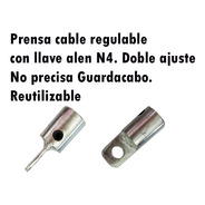 Prensa Cable Allen Para Cable Forrado X 5mm Gimnasio - Rg