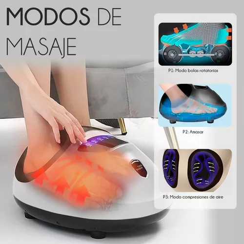 Proficare Fm 3099 Masajeador De Pies Eléctrico Masaje Shiatsu, 3 Modos De  Masaje Y 2 Niveles De Calor Para Relajar Los Pies Y Aliviar La Fatiga,  Calentador De Pies Calefacción con Ofertas