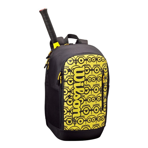 Bolso Raquetero Morral Tenis Wilson Minions Niño Niña 2pk