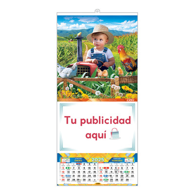 100 Calendarios Mediano 31x70 Santoral Personalizado