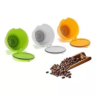 Pod Capsula Recargable Para Cafetera X3 Modelos Compatibles Color Verde/blanco/amarillo