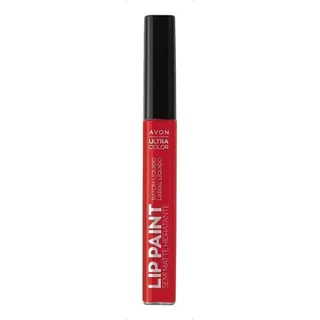 Batom Líquido Avon Ultra Color Lip Paint Vermelho Quente 7ml