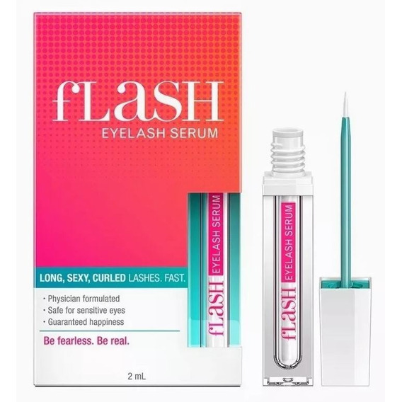 Flash Lash Avanzado Delineador Luce Pestañas Largas Y Densas