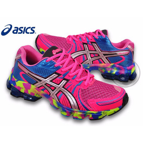 tenis asics feminino rosa colorido tenis asics feminino rosa colorido