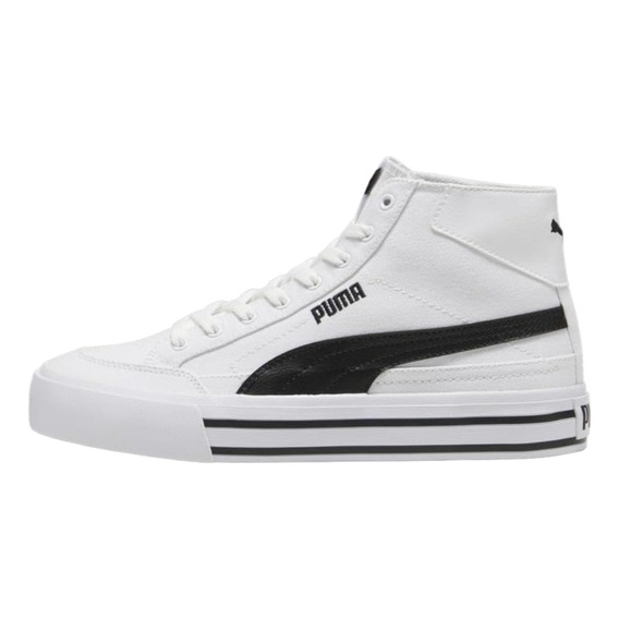 Tenis Puma Hombre Caballero Casual Court Classic Vulc Mid