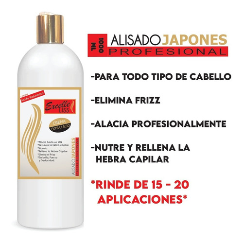 Alaciante Japonés Profesional-extra Lacio Lavado Mismo Dia