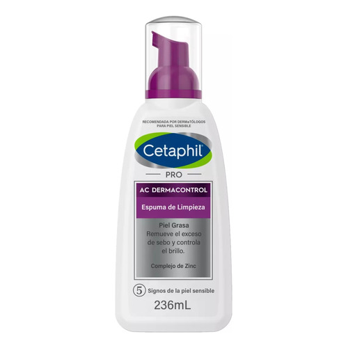 Cetaphil Pro Ac Control Espuma De Limpieza Piel Grasa 236 Ml