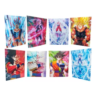 Poster 3d Lenticular Dragon Ball(39,5cmx29.5cm)varios Modelo