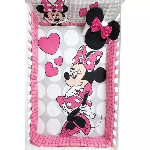 Set De Edredon Para Cuna De Bebe Minnie Mouse Disney Baby |