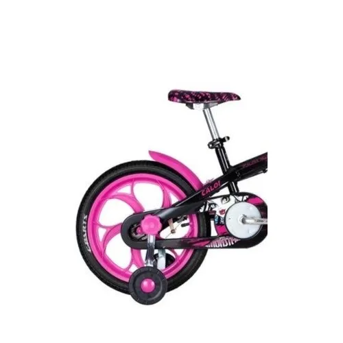 Bicicleta infantil Caloi Monster High aro 16 10