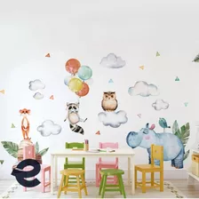 adesivo decorativo quarto infantil safari