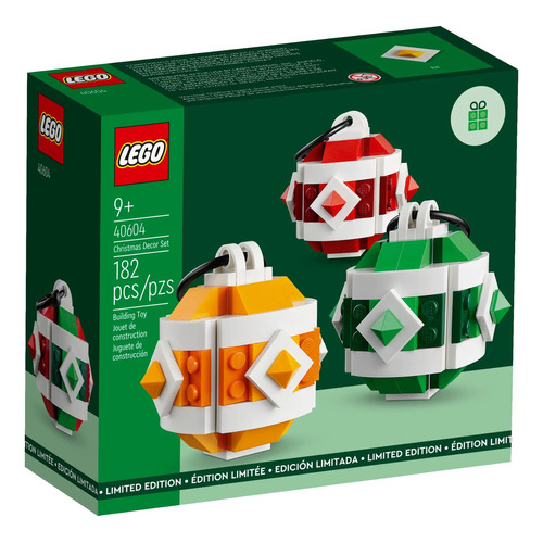 Lego Special Edition Set De Adornos Navideños 40604 - 182 Pz