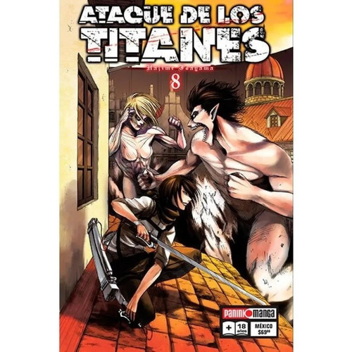 Ataque De Los Titanes No.8, De Panini. Editorial Panini, Tapa Blanda En Español