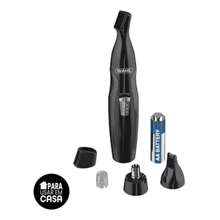 Aparador De Pelos Mini Groomsman 3 Em 1 Wahl Cor Preto Pilha