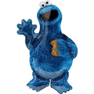 Globo Met Cookie Monster Comegalletas Jumbo Fiesta Plaza Ses