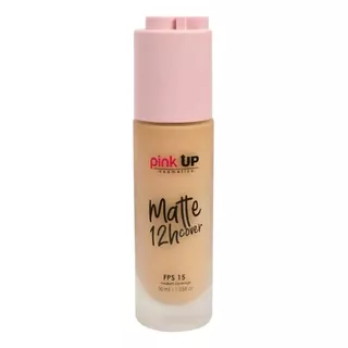 Base De Maquillaje Líquida Pink Up Rostro Matte Cover 12h Tono Medium - 30ml 30g