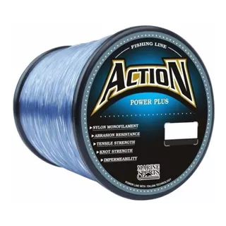 Linha Pesca Monofilamento Action 0,30mm 16lbs Marine Sports Cor Cinza