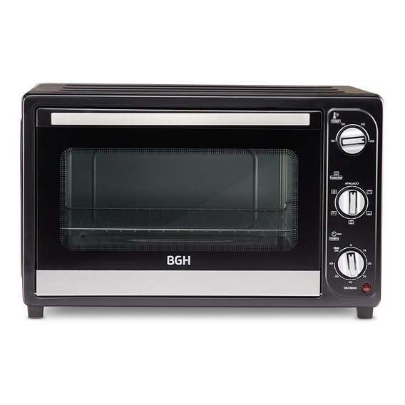 Horno Bgh Eléctrico Negro Mecánico 64 Litros Bhe65m19