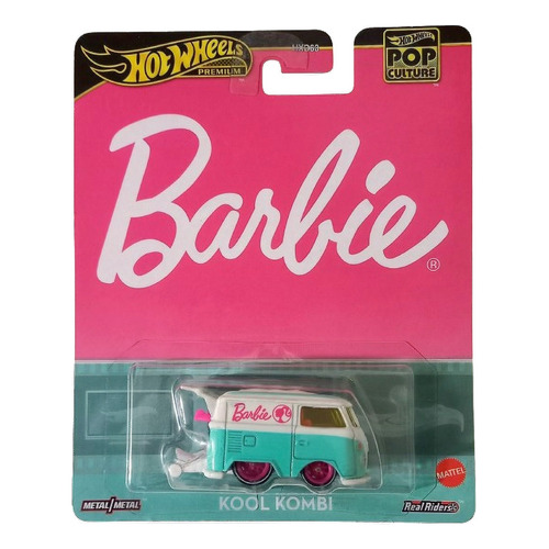 Hot Wheels Premium Kool Kombi Barbie Color Rosa