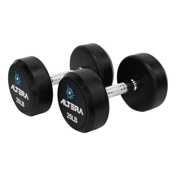 Mancuernas 25 Lbs Altera Pesas Redondas Gimnasio Profesional