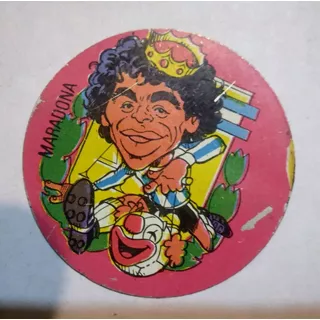 Figurita De Chapa * Maradona * Album Chapitas - Año 1981