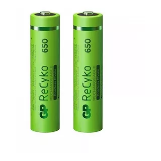 2 Pilas Baterias Recargable Aaa Gp 650 Mah Aaa Recyko Nimh