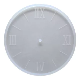 Molde Silicona Para Reloj 20cm De Diametro Resina Arte Deco