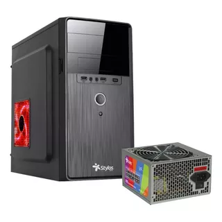 Gabinete Stylos Stpgac5b 500w Micro Atx Usb: 3.0 1.1 3.5