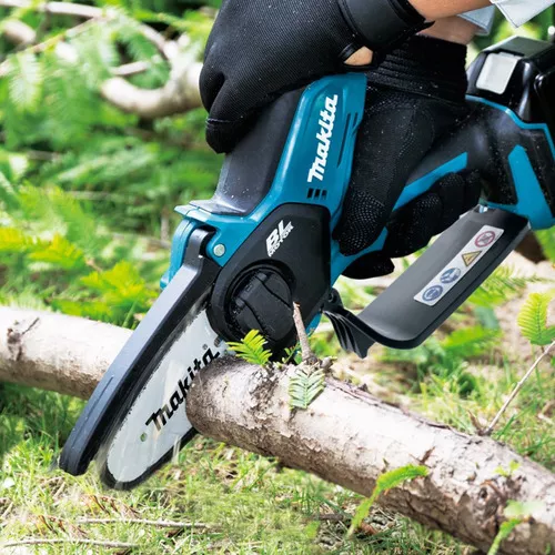 Motosierra eléctrica a batería Makita DUC101Z01 de 320W color turquesa