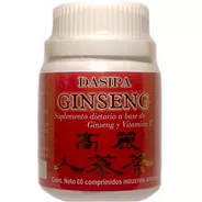 Ginseng Coreano + Vitamina E 60 X Comp. Energizante Natural