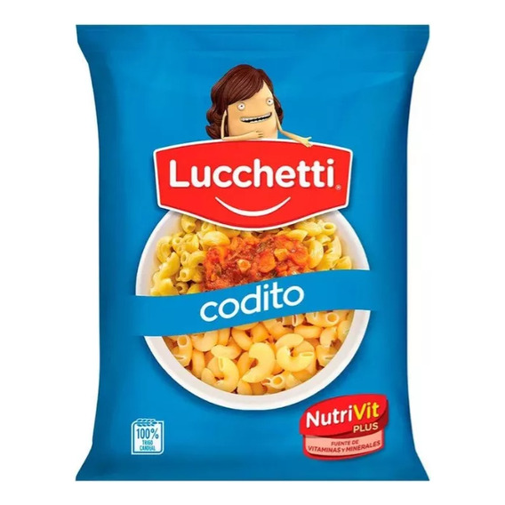 Fideos Coditos Lucchetti X 500gr