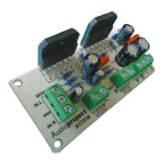 Modulo Amplificador Estereo 68+68 W C/ Lm3886 Audioproject
