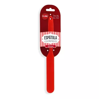 Espátula De Confeiteiro Em Silicone Bolo Batedor Utensílios Cor Vermelho