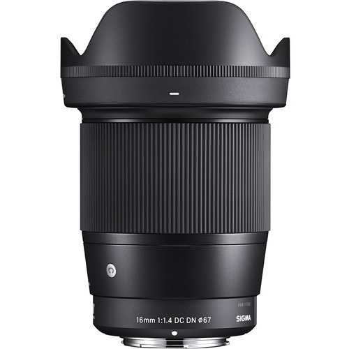 Lente Sigma 16mm F1.4 Dc Dn Para Sony E Contemporary