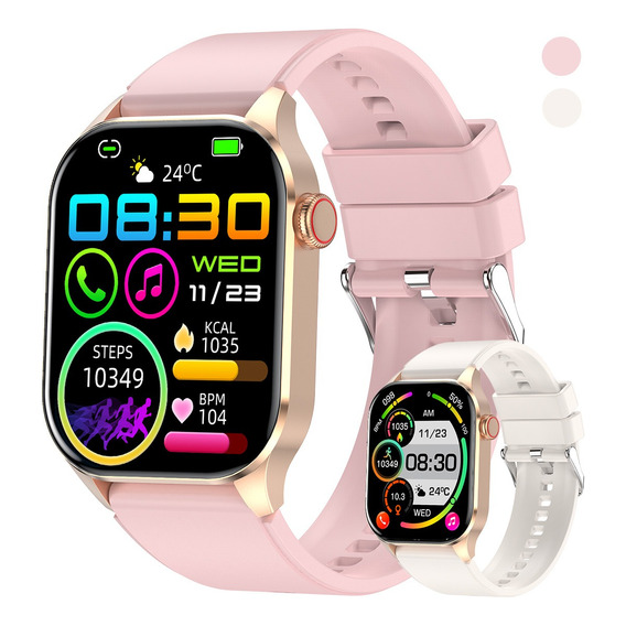 Reloj Inteligente Smartwatch 2.04  Glucemia Bt Llamadas Sos