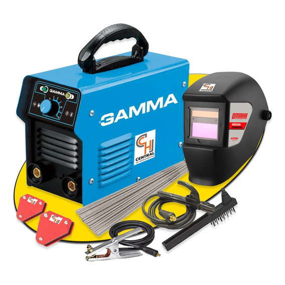 Soldadora Gamma Inverter 130 + Mascara Escuadra Y Accesorios