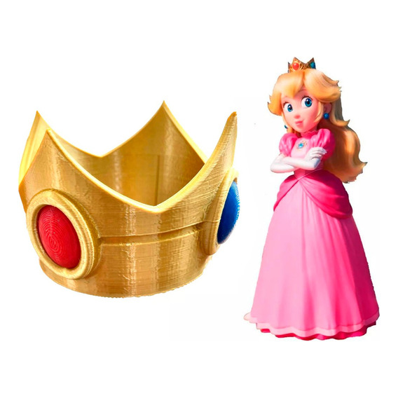 Mario Corona Princesa Peach Nueva Pelicula Cosplay Disfraz